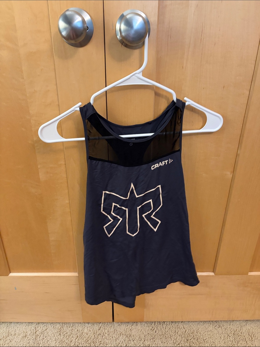 Craft Navy Women’s Athletic Tank Top with White Logo